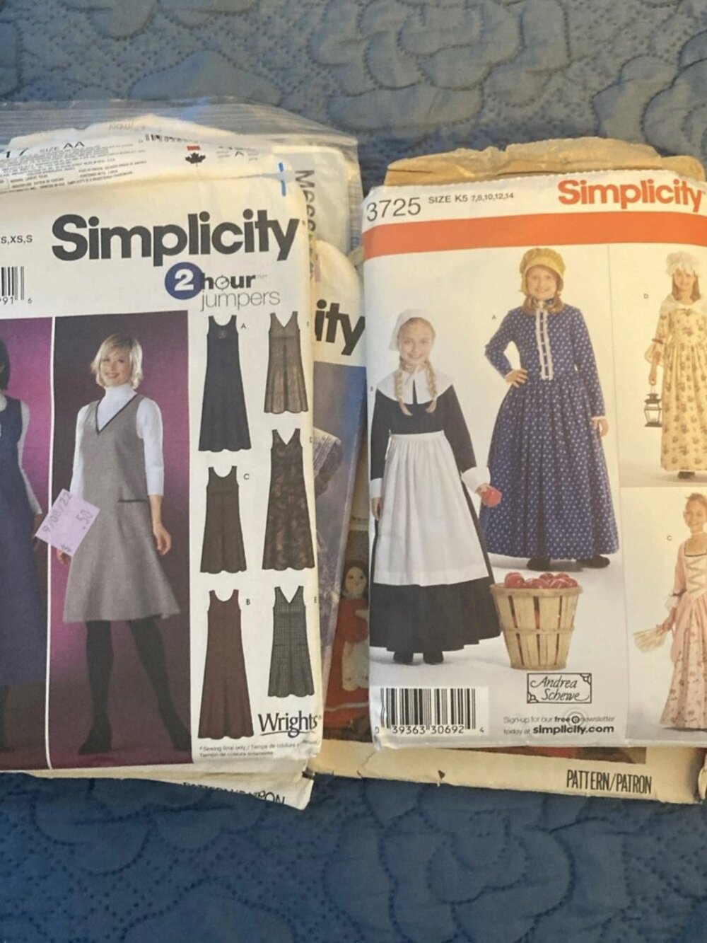 Lot Of 9 McCall’s, Simplicity And Butterick Sewing Patterns